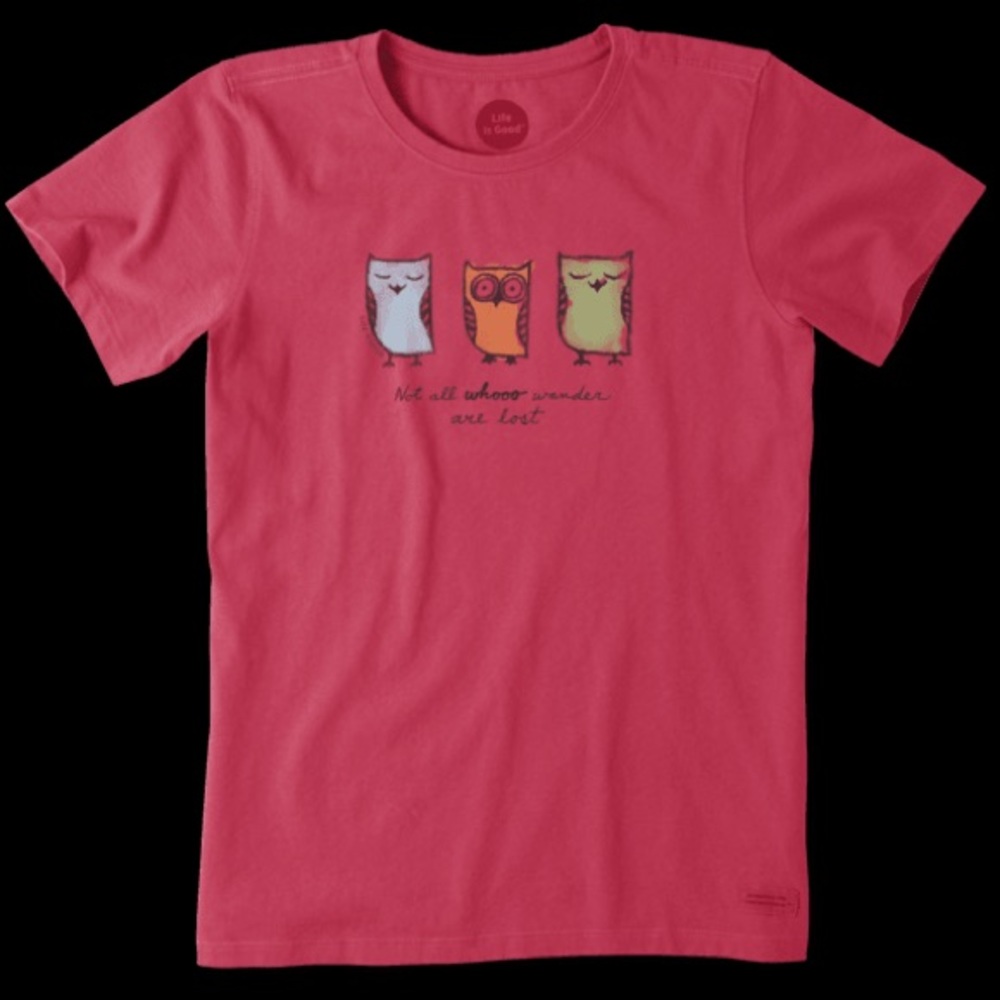 Not All Who Wander Are Lost LifeIsGood CrusherTee